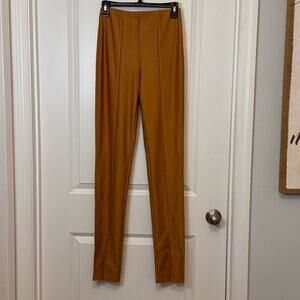 Sage Tan Leggings High-Waisted Slim Fit NWOT